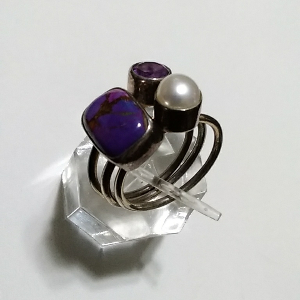 Gemstone Ring Set - image 2